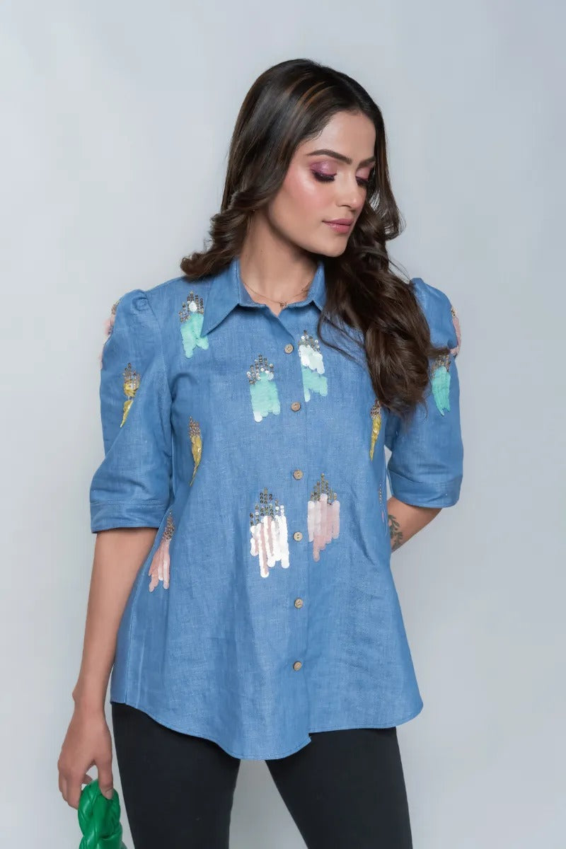 Cascade Denim Shirt