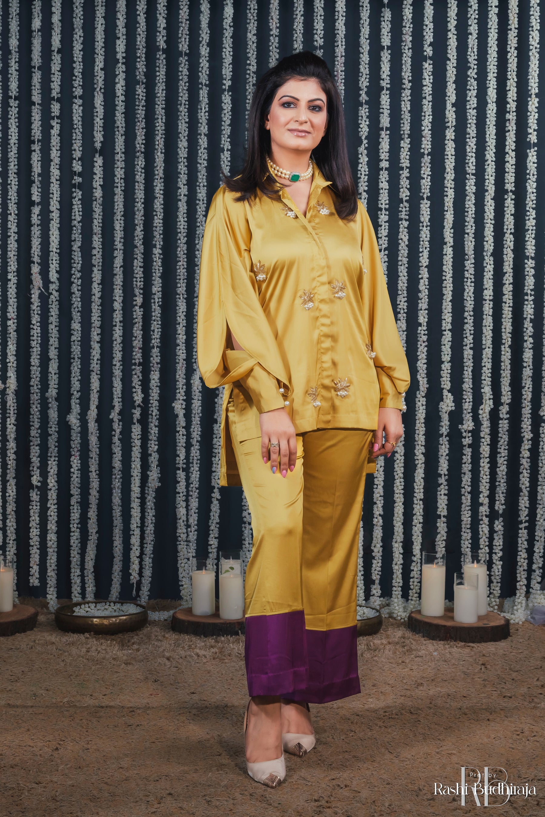 Anam Mustard Coord Set